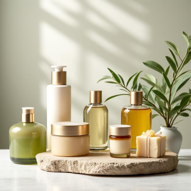 植物由来のパーソナルケア商品の写真